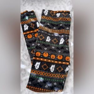 halloween leggings girls size (m 7-9)